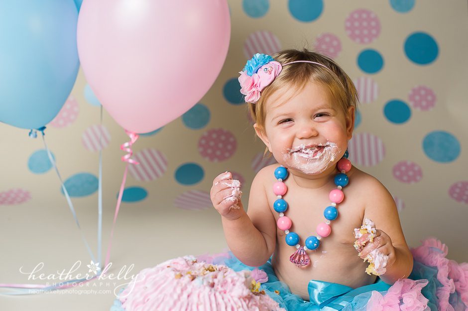 cotton candy cake smash photographer in CT 