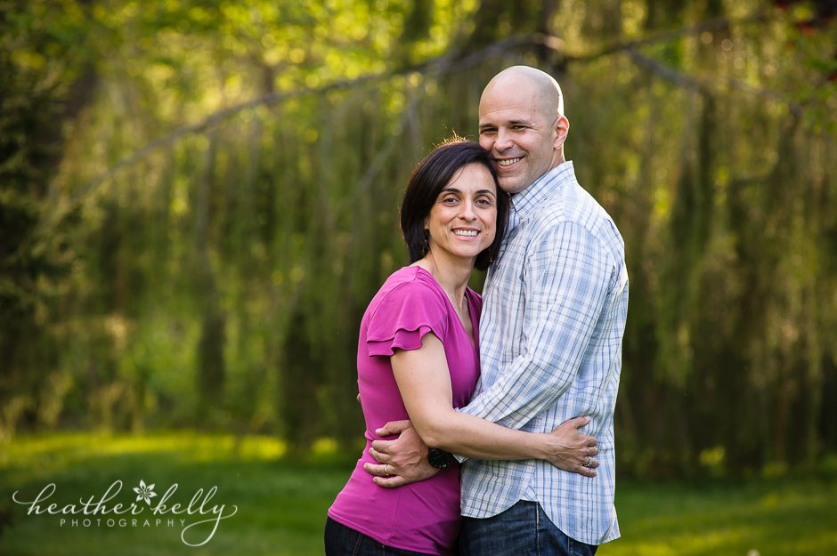 easton ct family photographer mom and dad