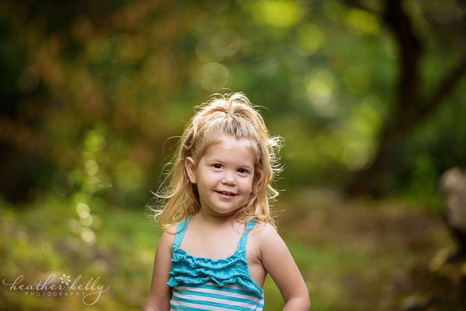 two year old girl with blonde hair