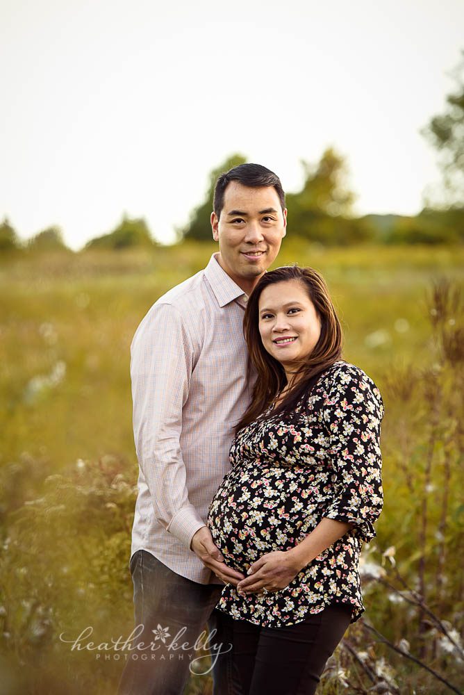 maternity session with mom and dad 36 weeks