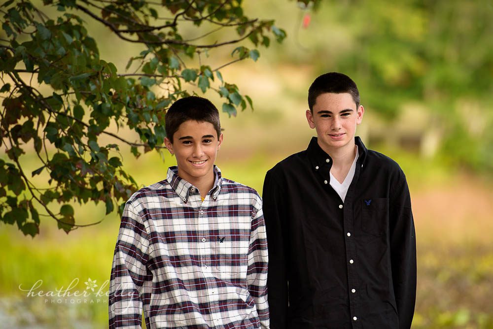 teenage brothers