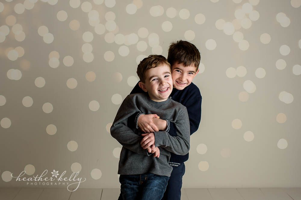 twinkle lights and brothers photo
