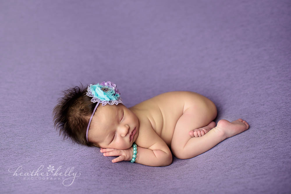 newtown newborn adorable newborn girl with bracelet photo