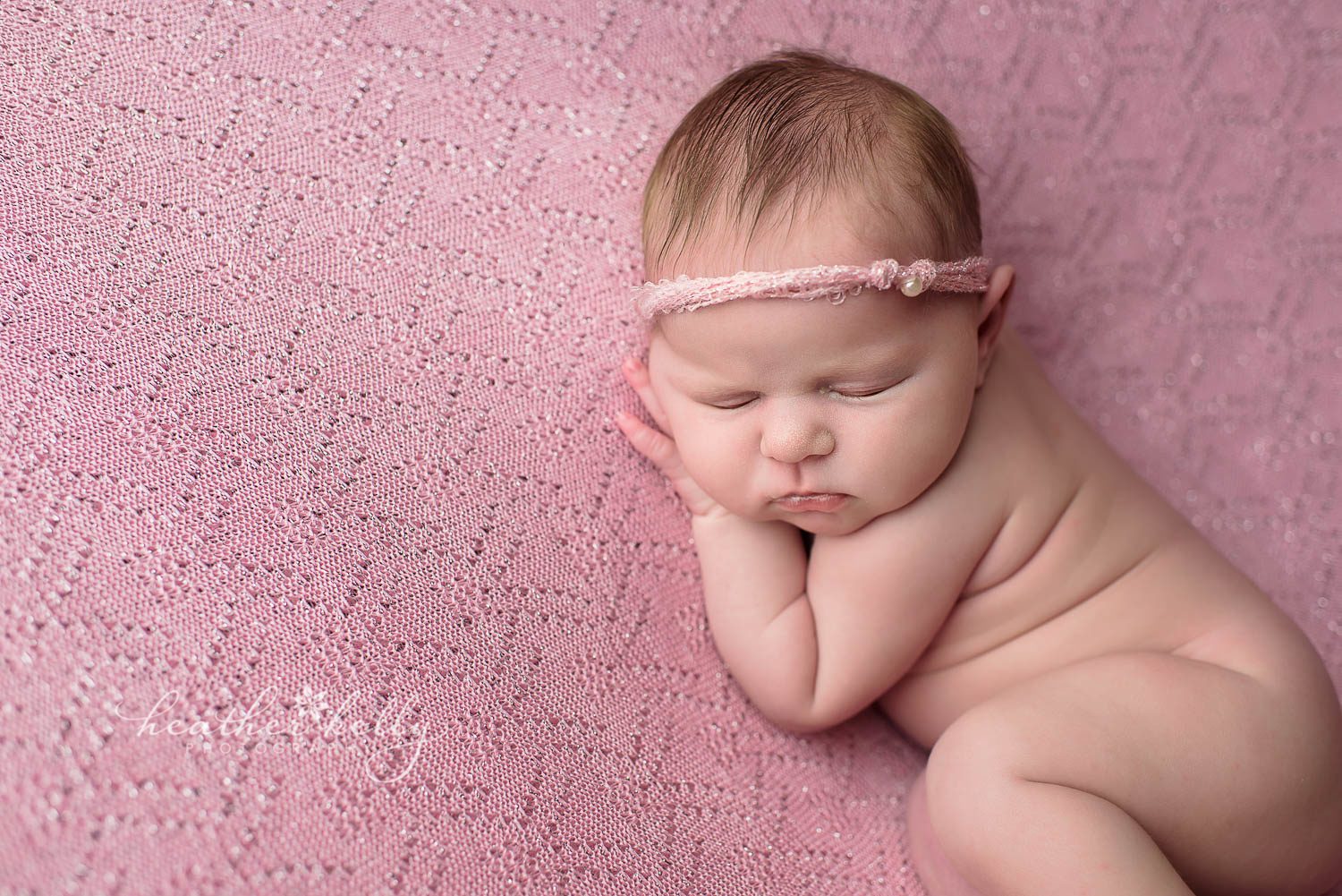 newborn photography baby girl on pink.  easton newborn photos. ct newborn photography by heather kelly photography. 