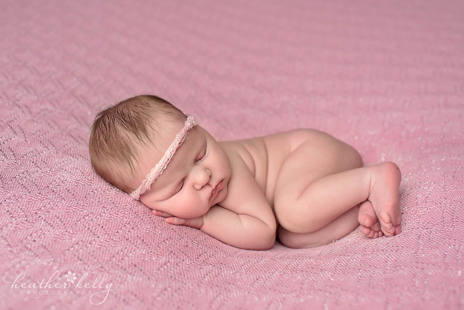 pink newborn girl newborn photography poses