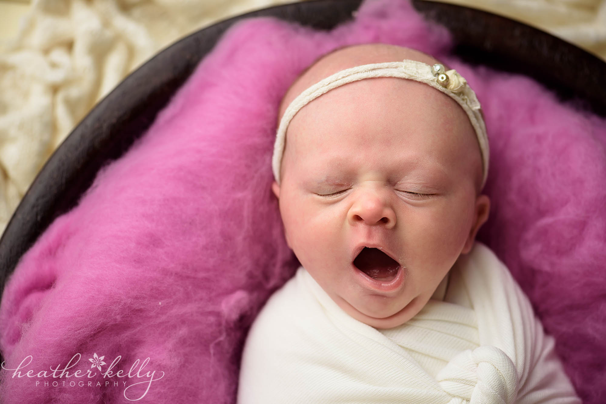 yawning newborn west hartford newborn ct photography