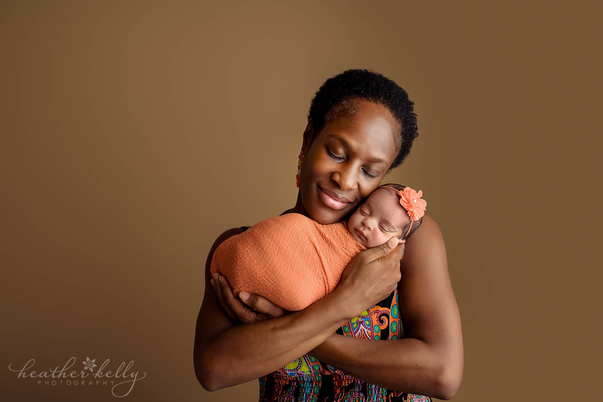 mom and wrapped newborn. newborn love. ct photographer
