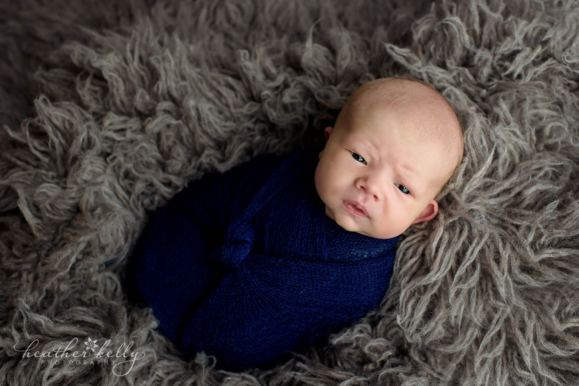 awake newborn boy. newington newborn photography