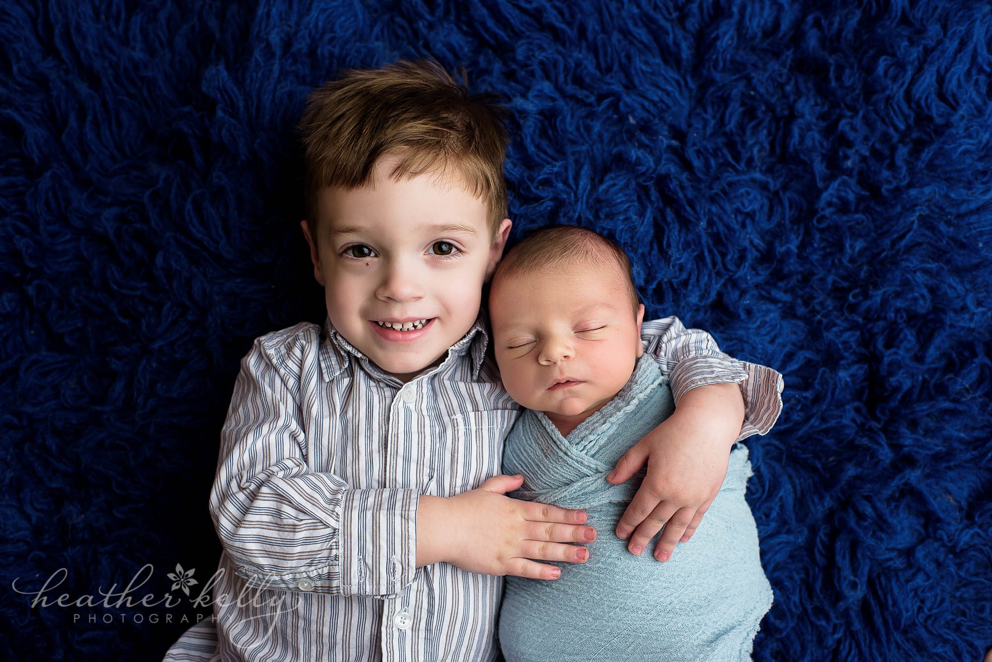 newborn sibling portrait. Derby baby boy ct newborn photography