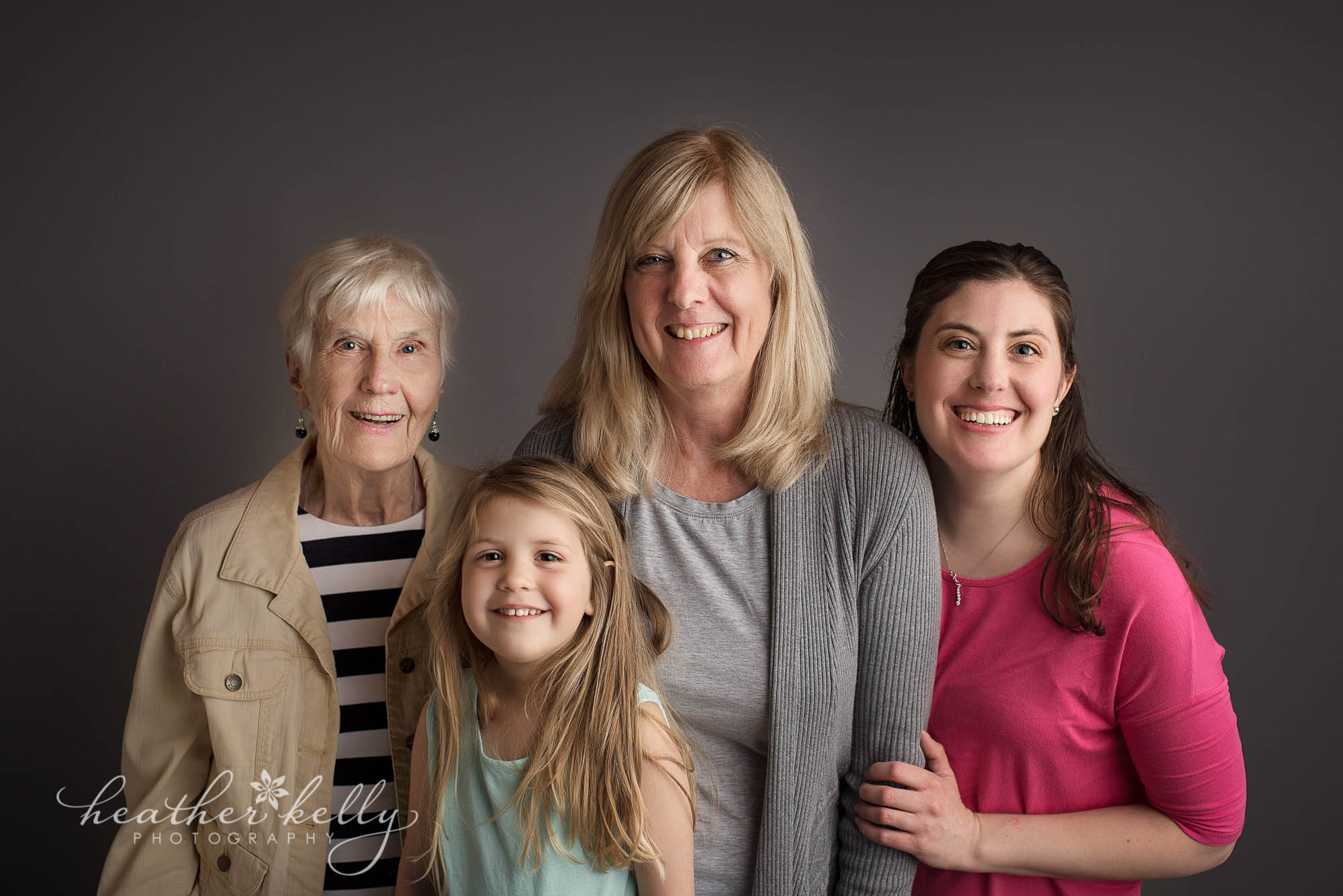 four generations of women photo