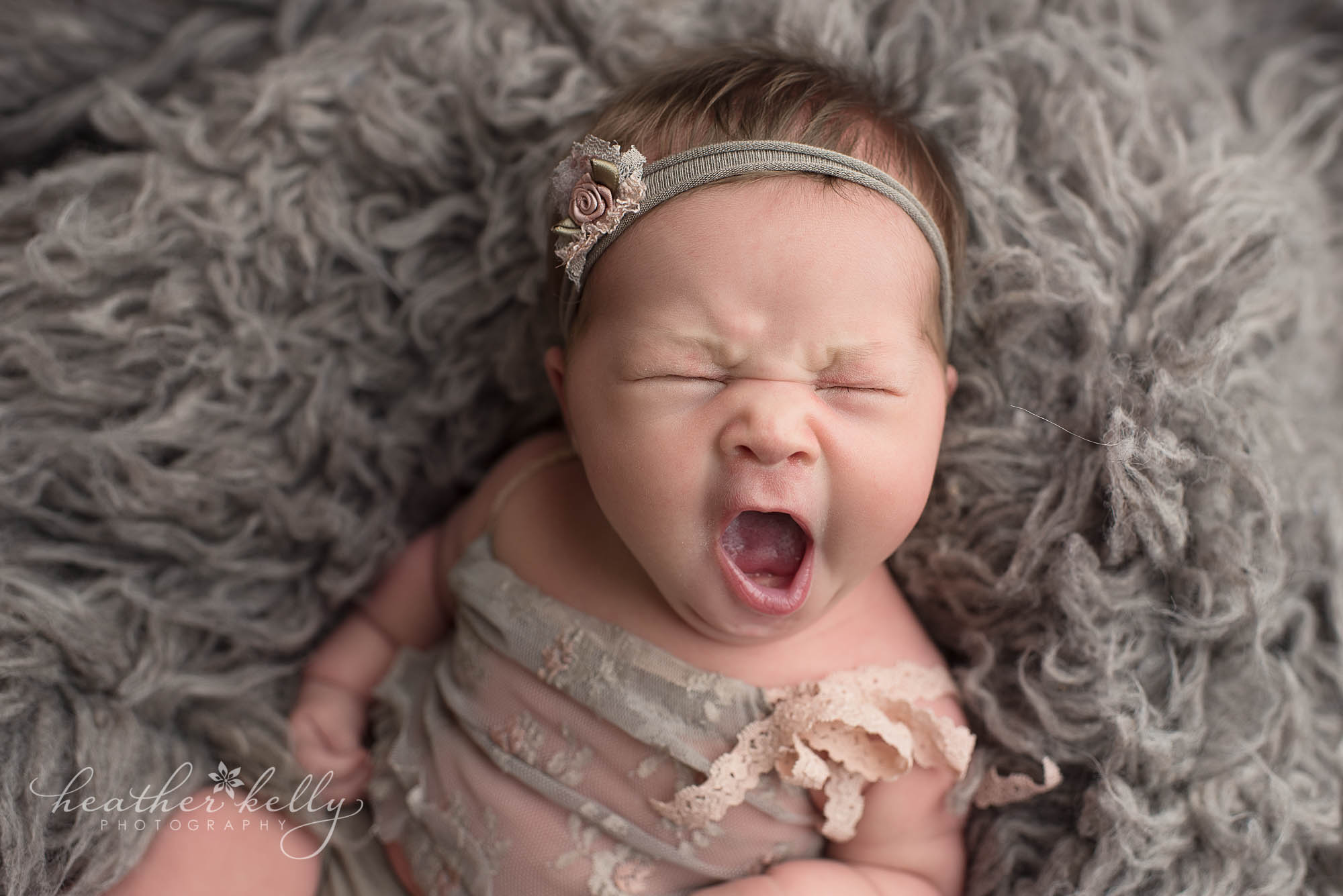 yawning newborn. trumbull newborn photography ct