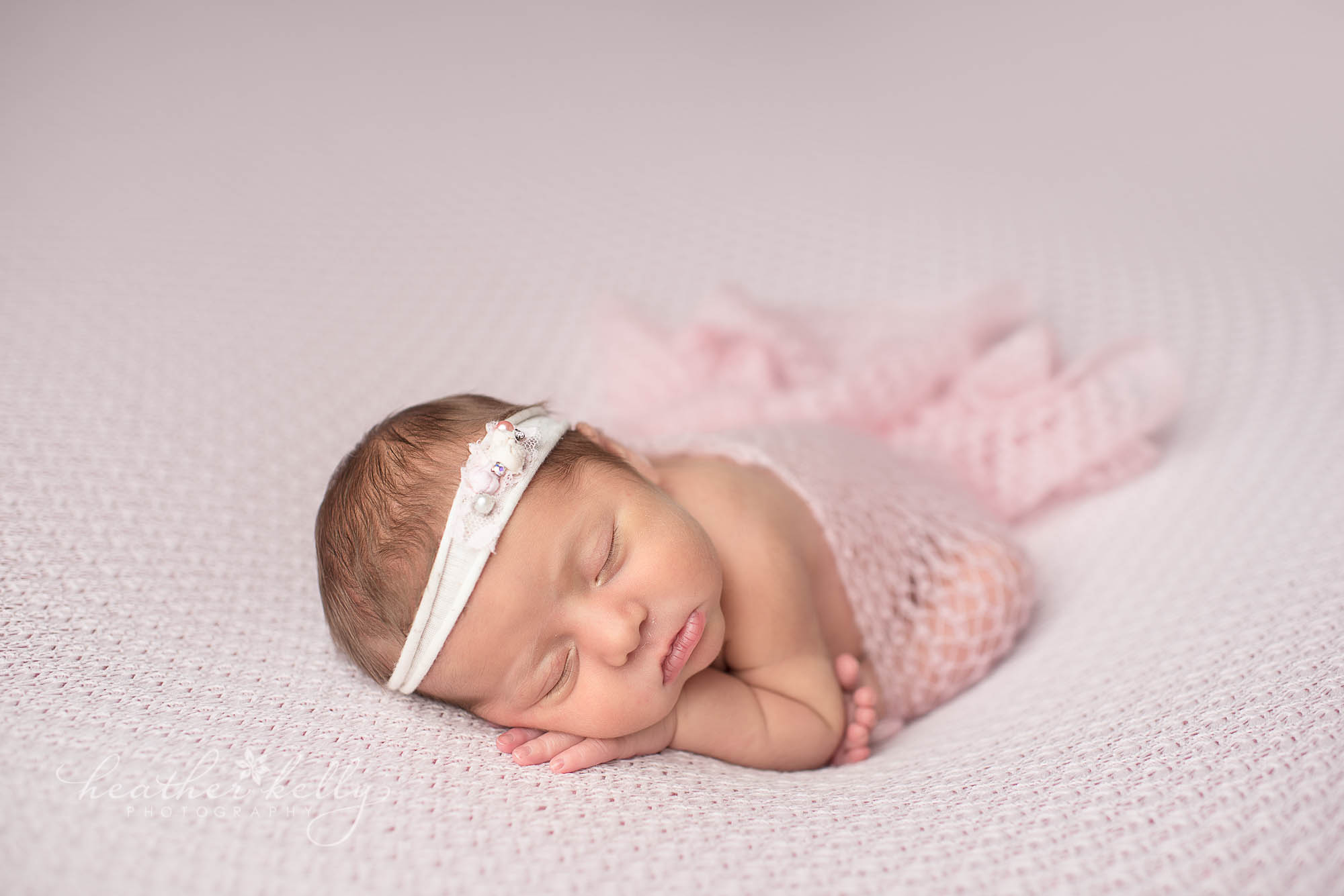 newborn on pink. newborn photography ct.