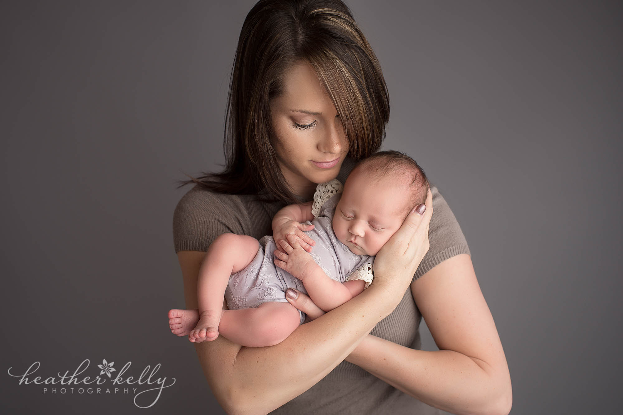 danbury newborn girl and mom