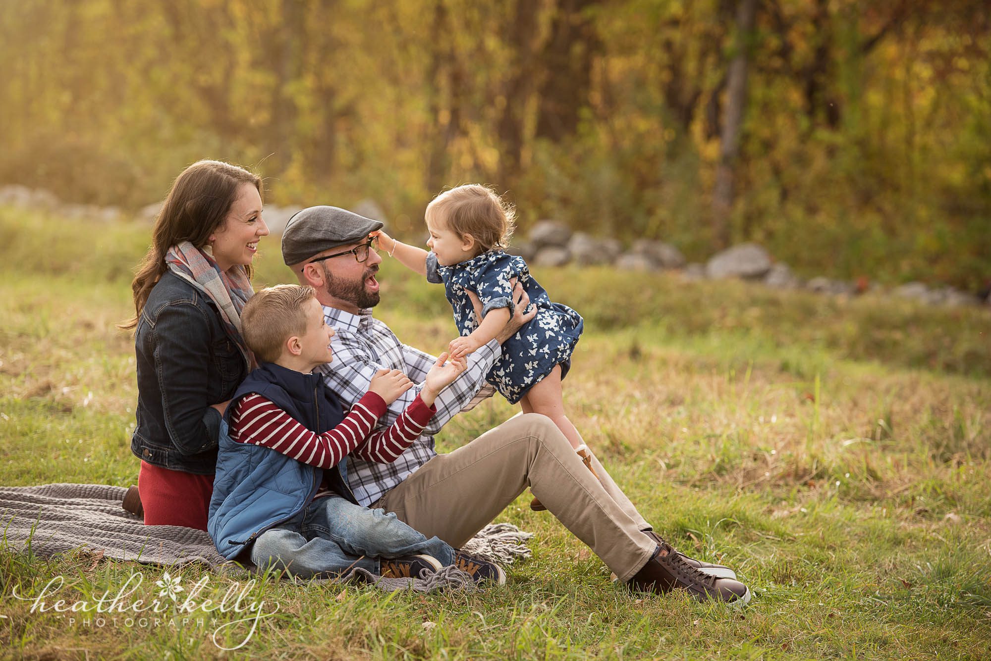 spring family photography ct