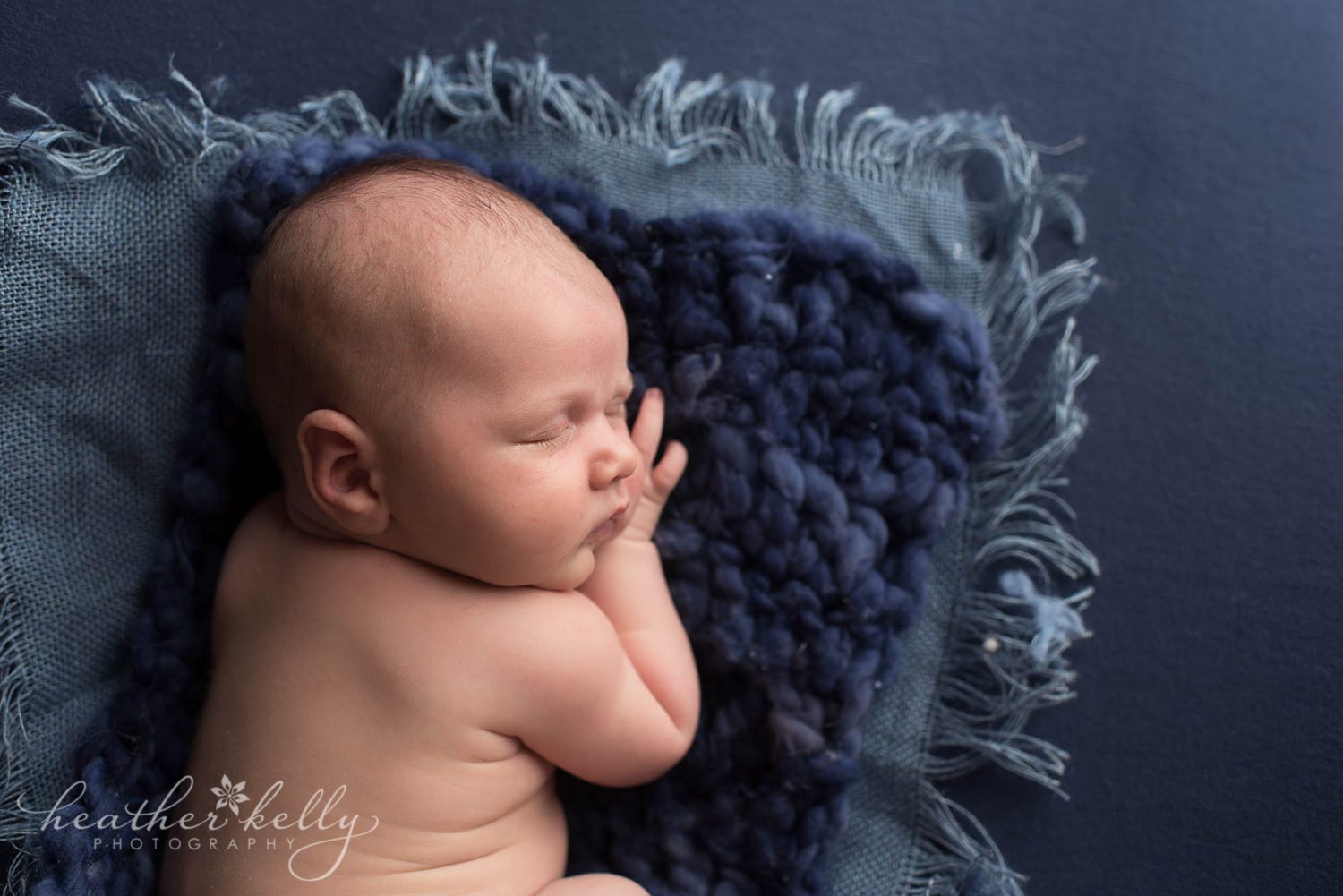side profile newborn boy. CT newborn photography. 