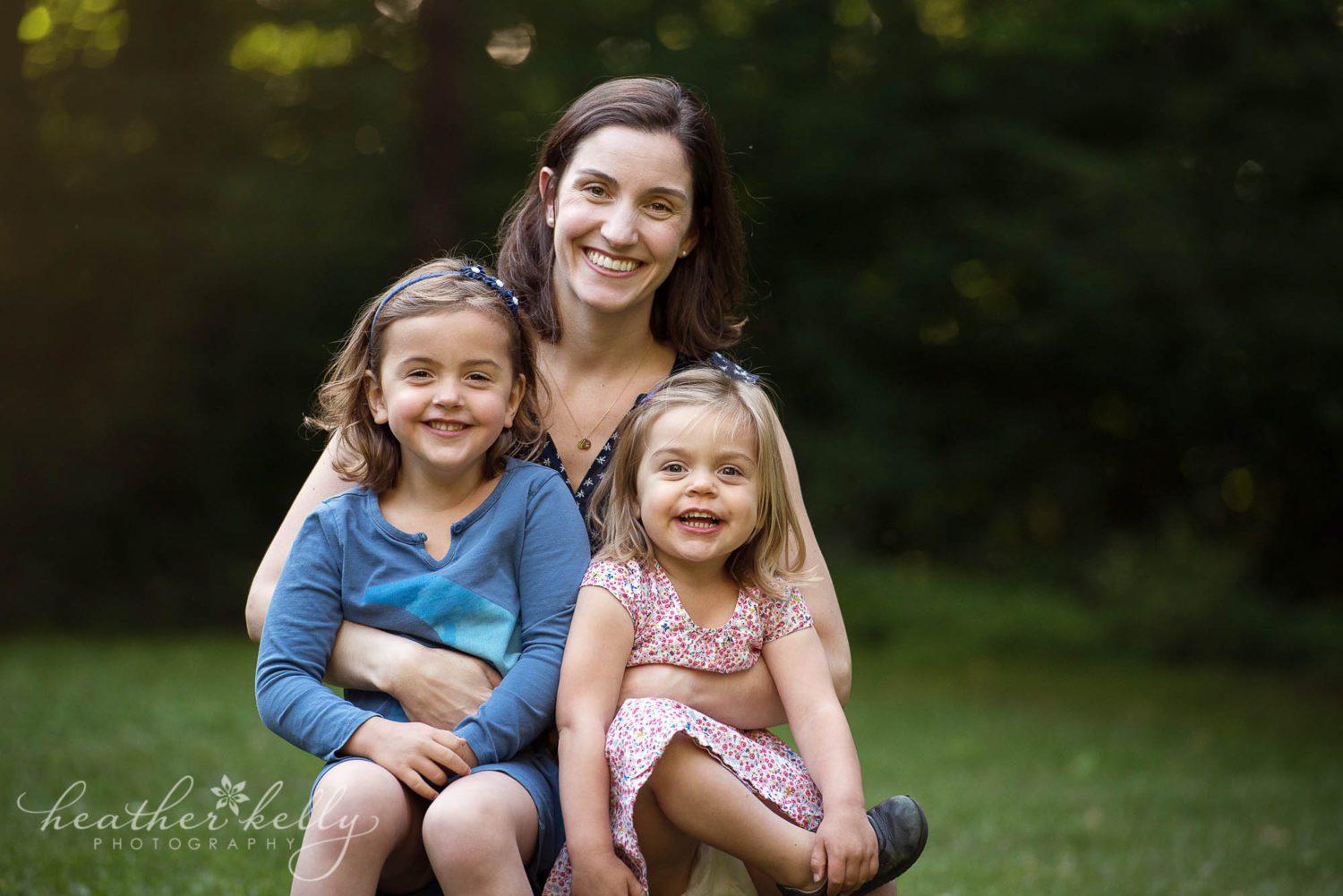 mom and her daughters. new milford family photography. 
