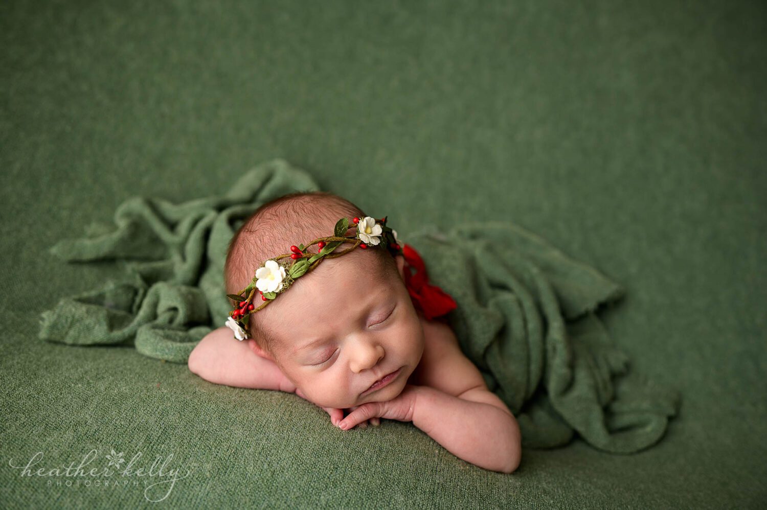 A newborn photography session in Newtown CT. 