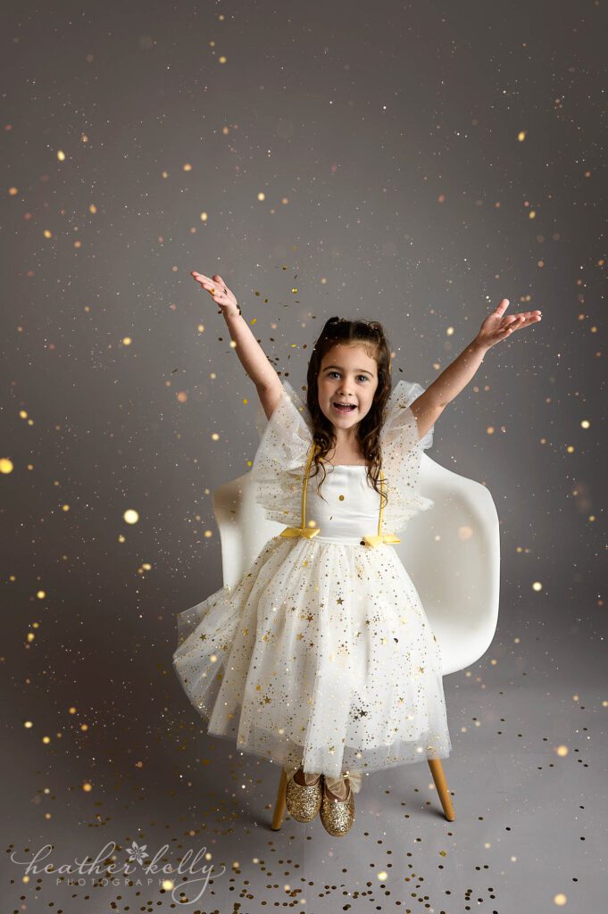 ct glitter mini session for holiday photos